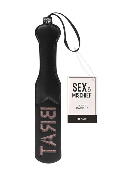 Brat Paddle - Black / Rose Gold Brat Paddle - Black / Rose Gold