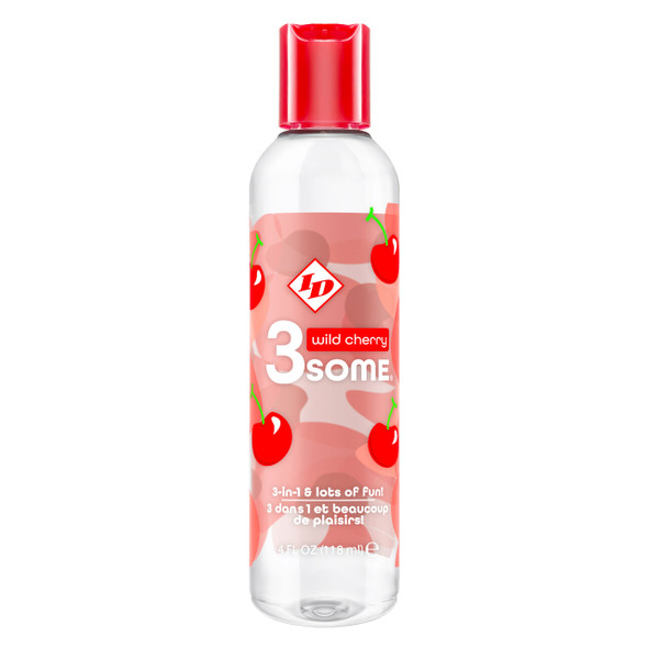 3some 3-in-1 Lubricant - Wild Cherry - 4 Fl. Oz. 3some 3-in-1 Lubricant - Wild Cherry - 4 Fl. Oz.