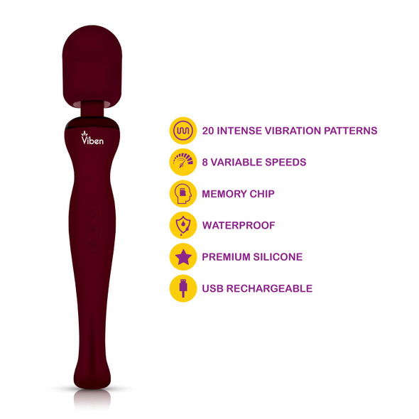 Sultry Wand Massager - Ruby Sultry Wand Massager - Ruby