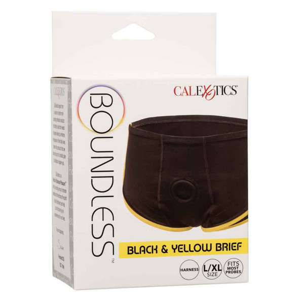 Boundless Black and Yellow Brief - Large/xlarge - Black/yellow Boundless Black and Yellow Brief - Large/xlarge - Black/yellow