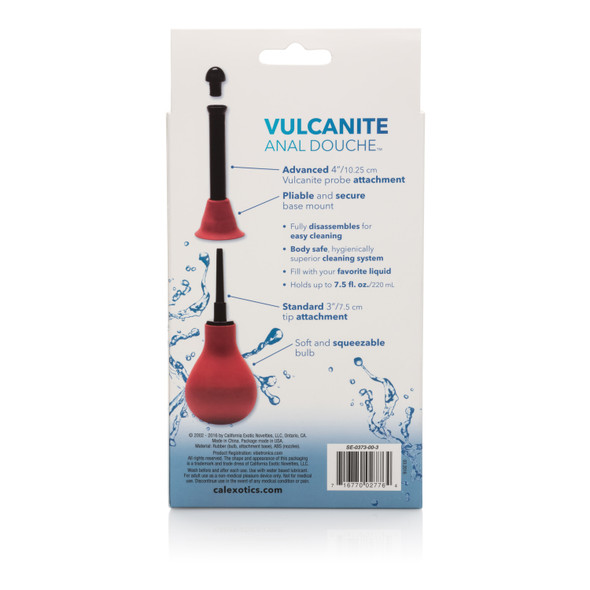 Vulcanite Anal Douche With Attachement Vulcanite Anal Douche With Attachement