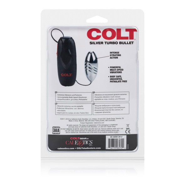 Colt Turbo Bullet - Silver Colt Turbo Bullet - Silver