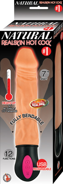 Natural Realskin Hot Cock #1 - Flesh Natural Realskin Hot Cock #1 - Flesh