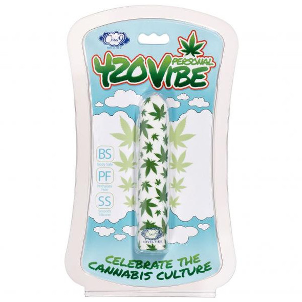 420 Slim Cannabis Leaf Vibe - White/green 420 Slim Cannabis Leaf Vibe - White/green