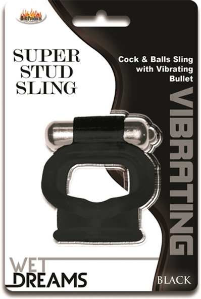 Wet Dreams Super Stud Sling - Black Wet Dreams Super Stud Sling - Black