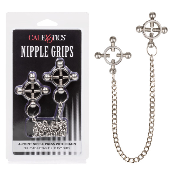 Nipple Grips 4-Point Nipple Press With Chain Nipple Grips 4-Point Nipple Press With Chain