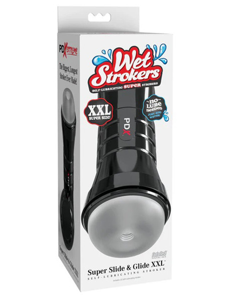 Pdx Extreme - Wet Stroker - Super Slide & Glide XXL Frosted Pdx Extreme - Wet Stroker - Super Slide & Glide XXL Frosted