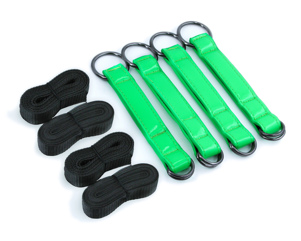 Electra Play Things - Tie Down Straps - Green Electra Play Things - Tie Down Straps - Green