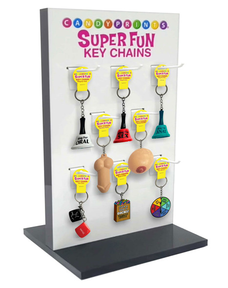 Retail Display Spinner -Super Fun Penis Keychains and Romance Games Retail Display Spinner -Super Fun Penis Keychains and Romance Games