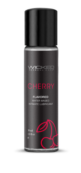 Aqua Cherry Flavored Water Based Intimate Lubricant - 1 Fl. Oz. Aqua Cherry Flavored Water Based Intimate Lubricant - 1 Fl. Oz.