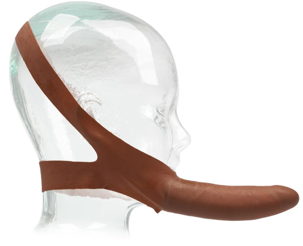 The Original Accommodator Latex Dong - Brown The Original Accommodator Latex Dong - Brown