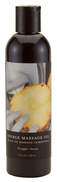 Edible Massage Oil - Pineapple - 8 Fl. Oz. Edible Massage Oil - Pineapple - 8 Fl. Oz.