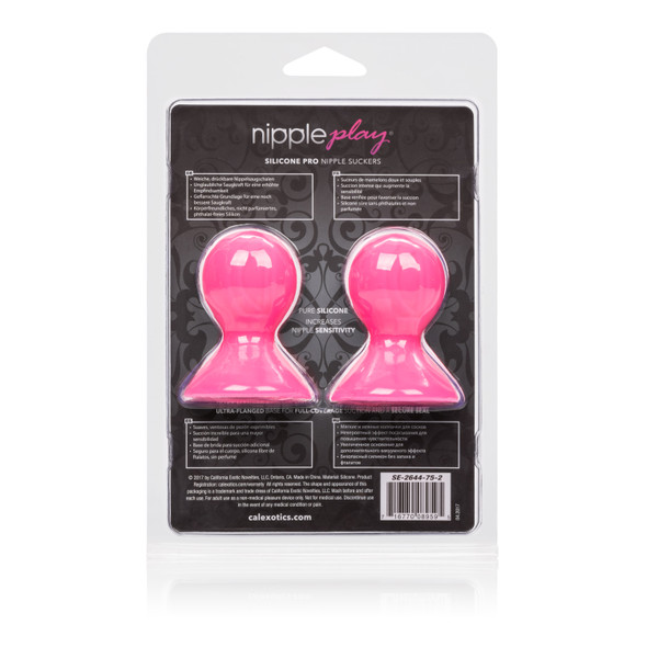 Nipple Play Silicone Pro Nipple Suckers - Pink Nipple Play Silicone Pro Nipple Suckers - Pink