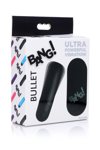 Bang Vibrating Bullet With Remote Control - Black Bang Vibrating Bullet With Remote Control - Black