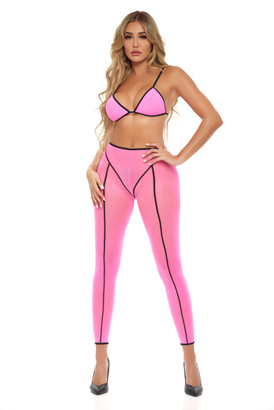 Double Vision 2pc Bra Set - Pink Double Vision 2pc Bra Set - Pink