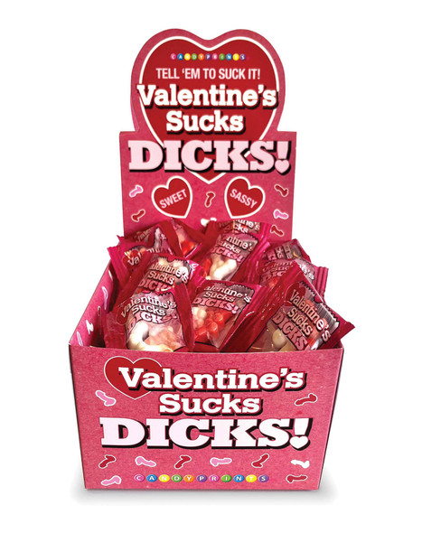 Valentine’s Sucks Dicks Candy- Display of 100 Ct. Valentine’s Sucks Dicks Candy- Display of 100 Ct.