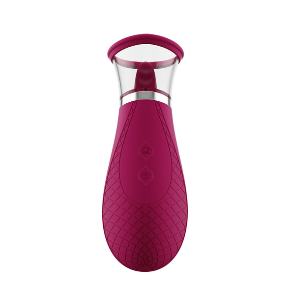 Scioness - Sucking and Licking Clitoral Stimulator - Wine Purple Scioness - Sucking and Licking Clitoral Stimulator - Wine Purple