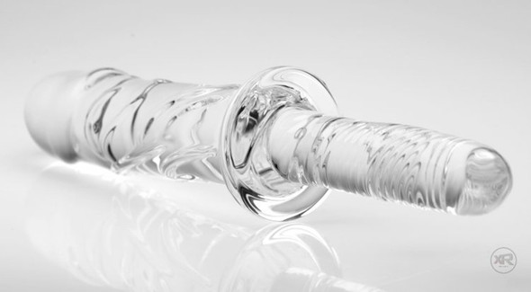 Brutus Glass Dildo Thruster - Clear Brutus Glass Dildo Thruster - Clear