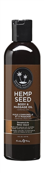 Hemp Seed Massage and Body Oil - Dreamsicle - 8 Fl. Oz./ 237ml Hemp Seed Massage and Body Oil - Dreamsicle - 8 Fl. Oz./ 237ml