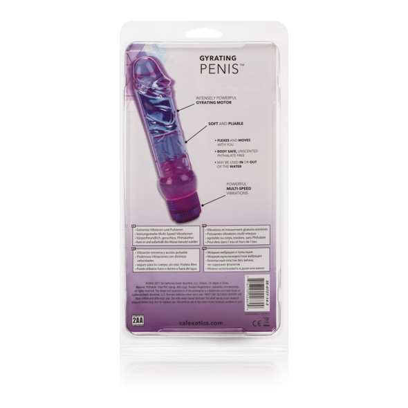 Waterproof Crystalessence Gyrating Penis Waterproof Crystalessence Gyrating Penis