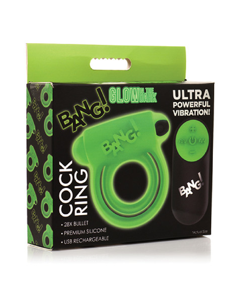 Glow in the Dark Cock Ring - Green Glow in the Dark Cock Ring - Green