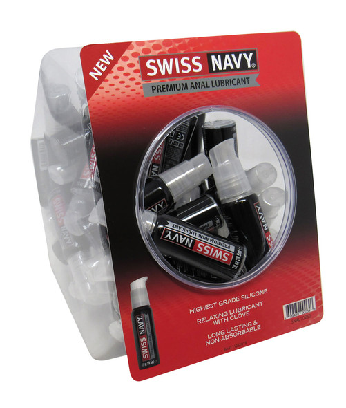 Swiss Navy Silicone Based Anal - 50 Count Bowl - 1 Oz. Bottles Swiss Navy Silicone Based Anal - 50 Count Bowl - 1 Oz. Bottles