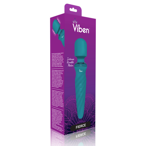 Fierce Wand Massager - Ocean Fierce Wand Massager - Ocean