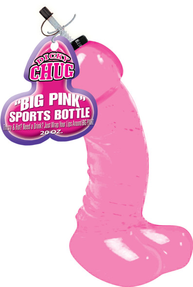 Dicky Chug Sports Bottle - Big Pink Dicky Chug Sports Bottle - Big Pink