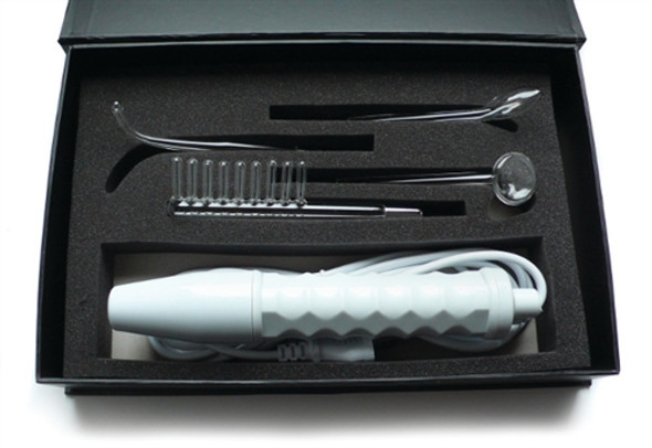 Neon Wand Electrosex Kit - White Handle - Red Electrode Neon Wand Electrosex Kit - White Handle - Red Electrode