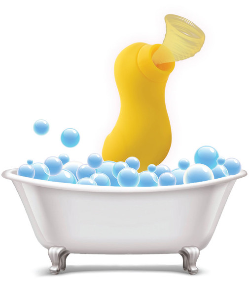 Sucky Ducky Silicone Clitoral Stimulator - Yellow Sucky Ducky Silicone Clitoral Stimulator - Yellow