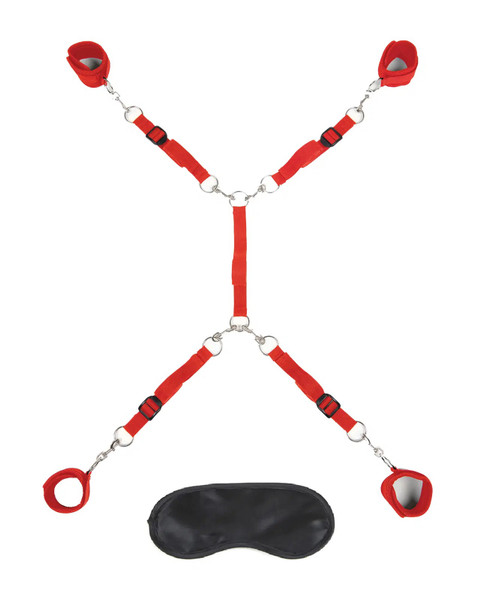 7 Pc Bed Spreader - Red 7 Pc Bed Spreader - Red