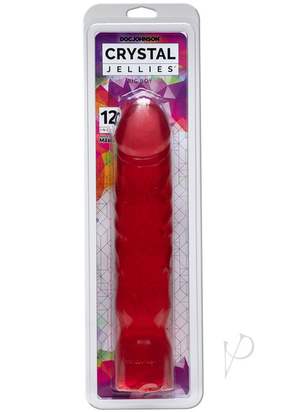 Crystal Jellies 12 Big Boy Dong Pink Crystal Jellies 12 Big Boy Dong Pink