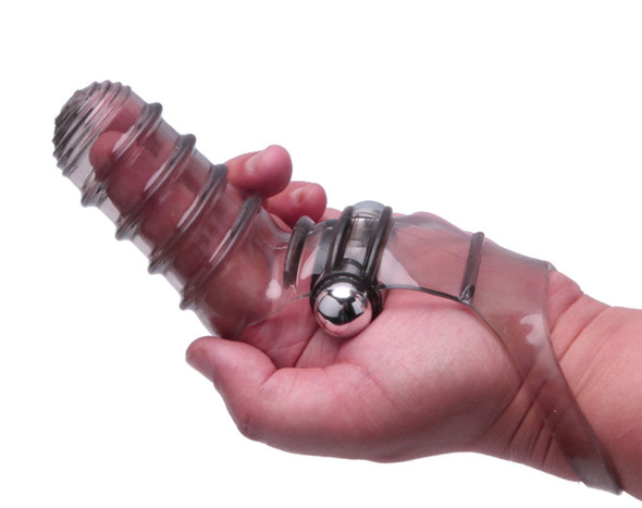 Vibro Finger Wearable Stimulator - Grey Vibro Finger Wearable Stimulator - Grey