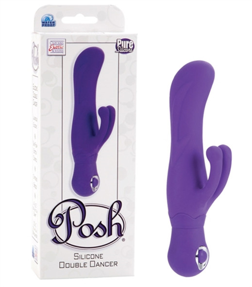 Posh Silicone Double Dancer - Purple Posh Silicone Double Dancer - Purple