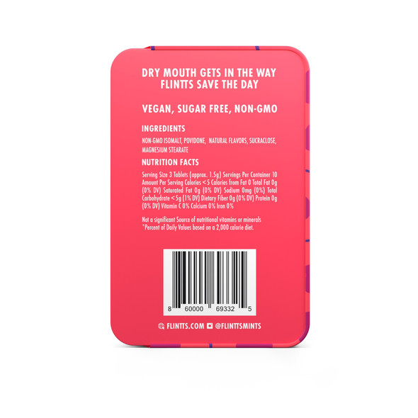 Flintts Mouth Watering Mints Cherry - F-Strength 150 Flintts Mouth Watering Mints Cherry - F-Strength 150