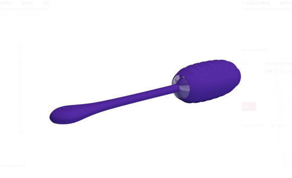 Kirk Rechargeable Vibrating Egg - Purple Kirk Rechargeable Vibrating Egg - Purple