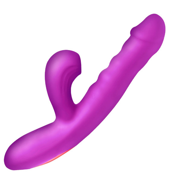 Thrust Wave Thrusting and Sucking Rabbit Vibrator - Purple Thrust Wave Thrusting and Sucking Rabbit Vibrator - Purple