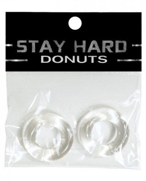 Stay Hard Donuts - 2 Pack - Clear Stay Hard Donuts - 2 Pack - Clear