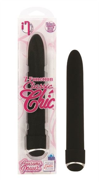 7 Function Classic Chic 6 Inches Vibe - Black 7 Function Classic Chic 6 Inches Vibe - Black