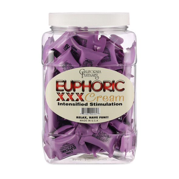 Euphoric XXX Cream - 72 Piece Fishbowl - 10 ml Pillows Euphoric XXX Cream - 72 Piece Fishbowl - 10 ml Pillows