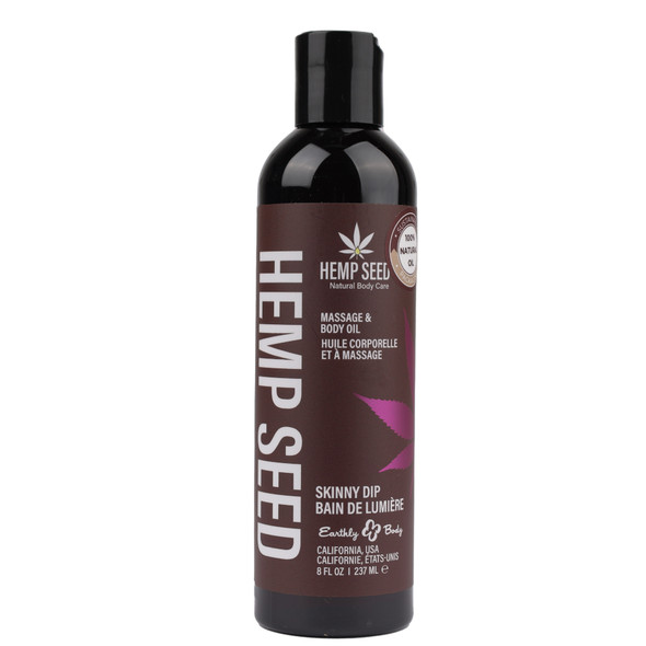 Hemp Seed Massage and Body Oil - Skinny Dip - 8 Fl. Oz./ 237ml Hemp Seed Massage and Body Oil - Skinny Dip - 8 Fl. Oz./ 237ml