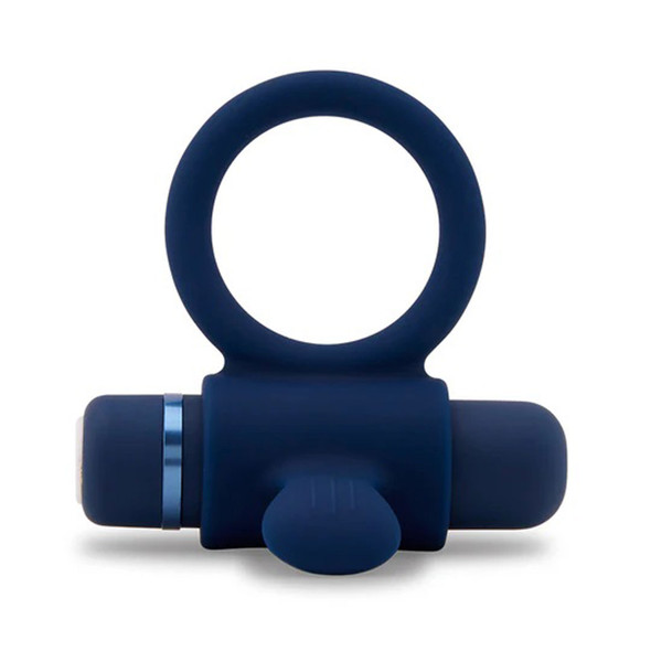 Nu Sensuelle Silicone Bullet Ring - Navy Blue Nu Sensuelle Silicone Bullet Ring - Navy Blue