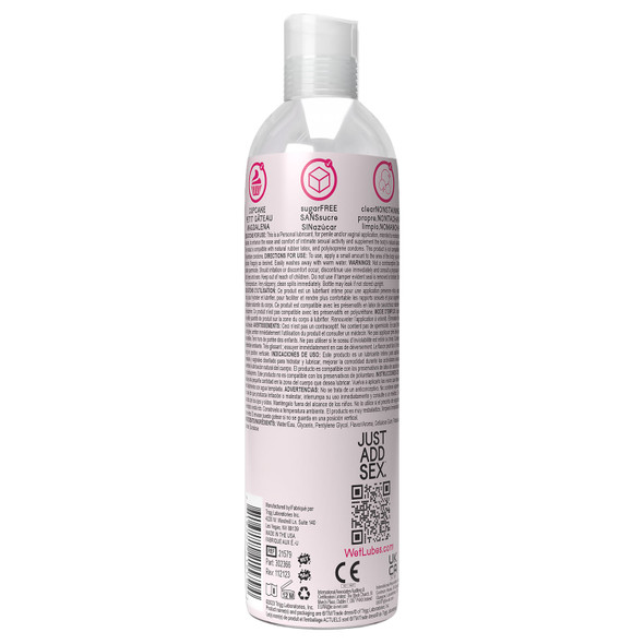 Wet Delicious Oral Play - Cupcake - Waterbased Flavored Lube 4 Oz Wet Delicious Oral Play - Cupcake - Waterbased Flavored Lube 4 Oz