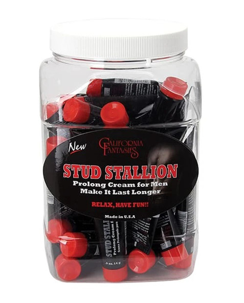 Stud Stallion -36 Count Bowl - 0.5 Oz. Tubes Stud Stallion -36 Count Bowl - 0.5 Oz. Tubes