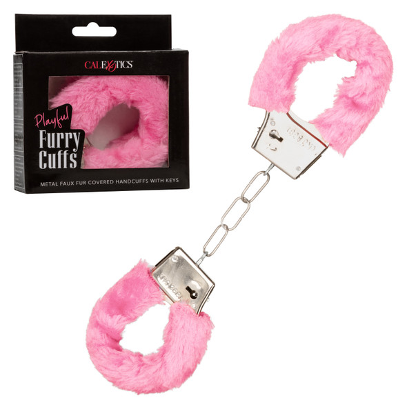 Playful Furry Cuffs - Pink Playful Furry Cuffs - Pink