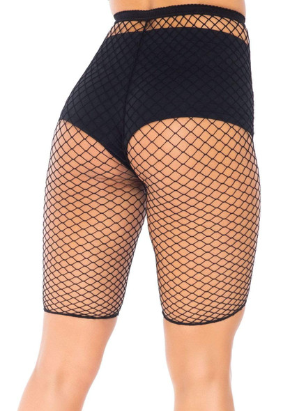 Industrial Fishnet Biker Shorts - One Size - Black Industrial Fishnet Biker Shorts - One Size - Black