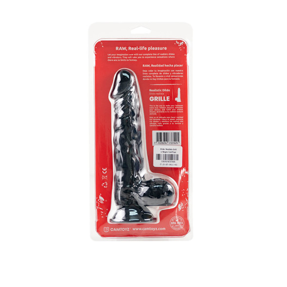 Realistic Dildo Grille - Black Realistic Dildo Grille - Black