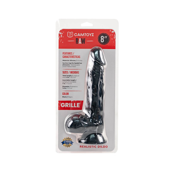 Realistic Dildo Grille - Black Realistic Dildo Grille - Black