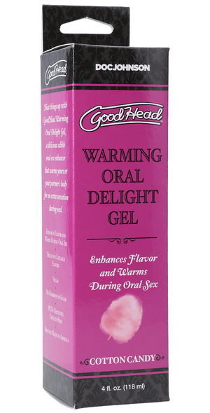 Goodhead - Warming Oral Delight Gel - Cotton Candy - 4 Fl. Oz. Goodhead - Warming Oral Delight Gel - Cotton Candy - 4 Fl. Oz.