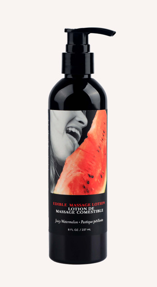 Edible Massage Lotion - Watermelon - 8 Fl. Oz. Edible Massage Lotion - Watermelon - 8 Fl. Oz.